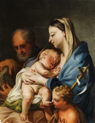 Hellig familie med drengen John